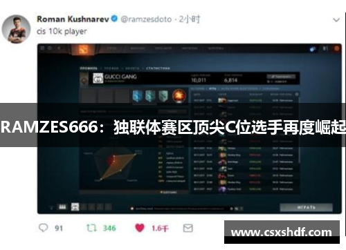 RAMZES666：独联体赛区顶尖C位选手再度崛起