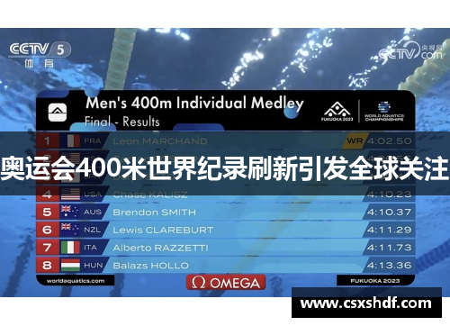 奥运会400米世界纪录刷新引发全球关注